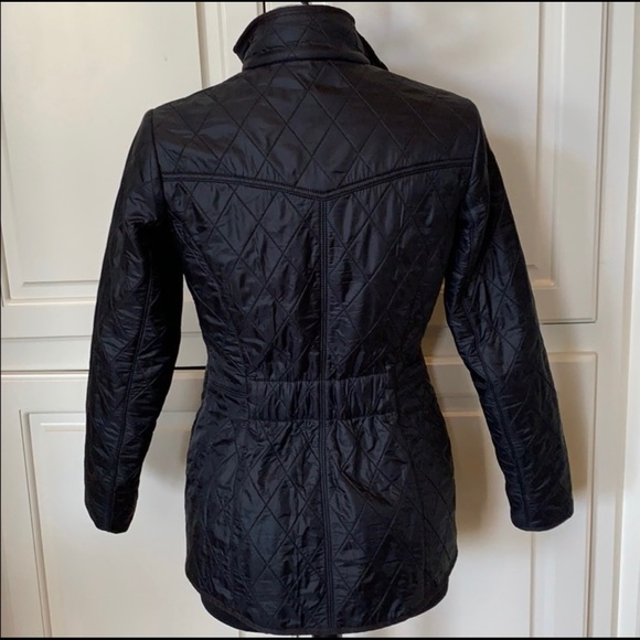 Barbour Quilter Jacket. Size 4. Black - Picture 2 of 4